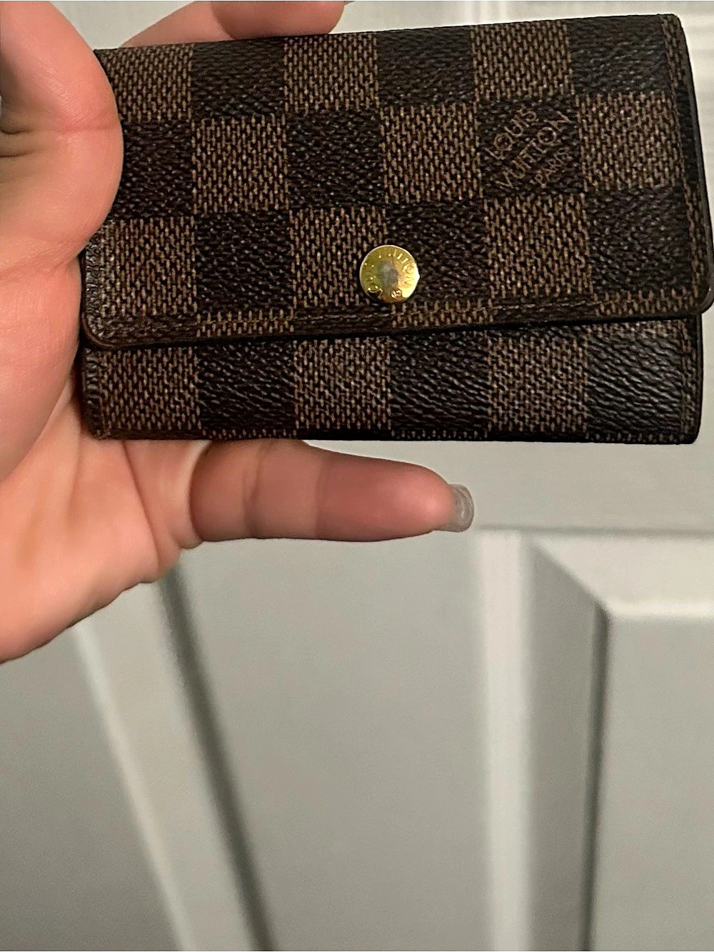 Louis Vuitton 6 Key Holder Damier Ebene Brown